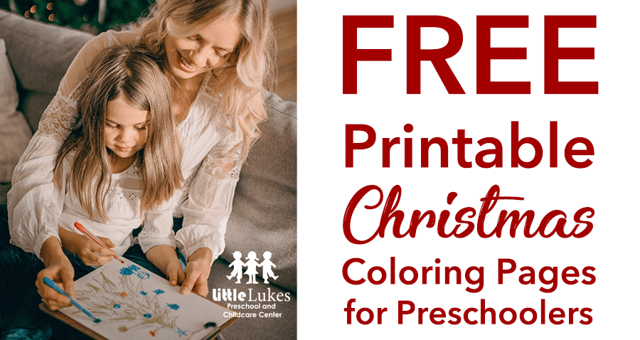 FREE Printable Christmas Coloring Pages for Preschoolers