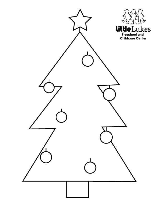 FREE Printable Christmas Coloring Pages for Preschoolers | Little Lukes ...